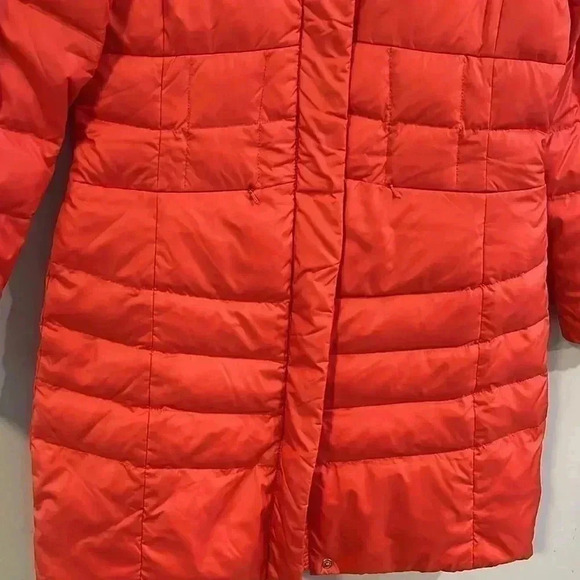 [M]Betty  Barclay Women Orange Mid Length Puffer Down jacket - Picture 4 of 10